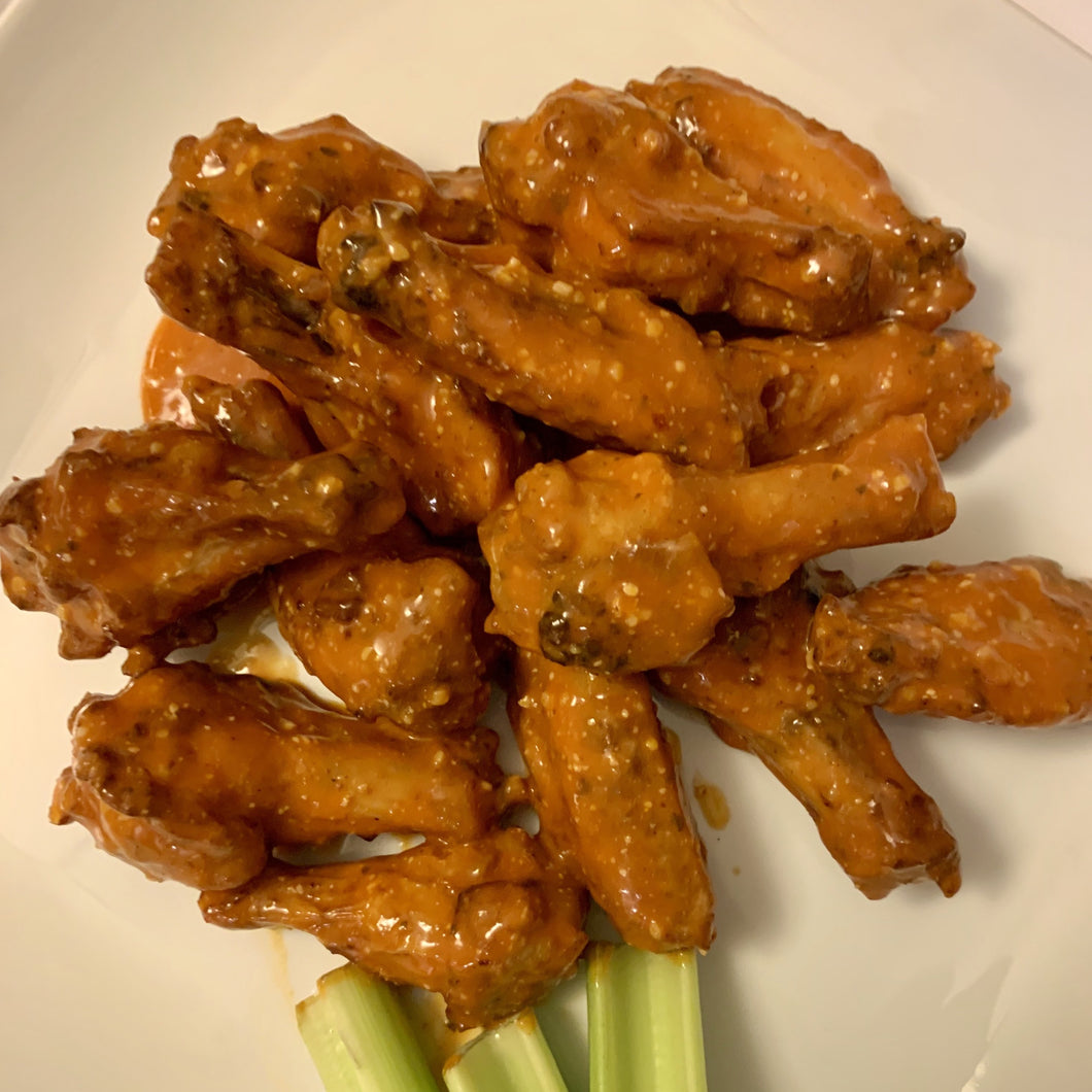 *Air Fried* Homemade Buffalo Garlic Parmesan Wings