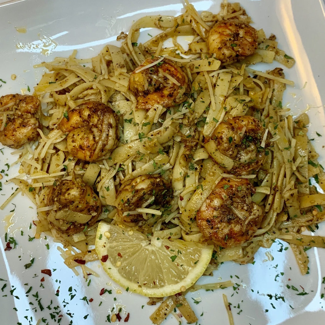 Cajun Parmesan Shrimp Scampi